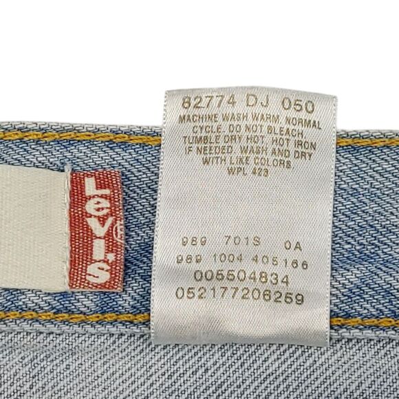 Levis 550 Jeans Men’s 38x34 Relaxed Fit Tapered Leg Light Wash - Picture 13 of 16